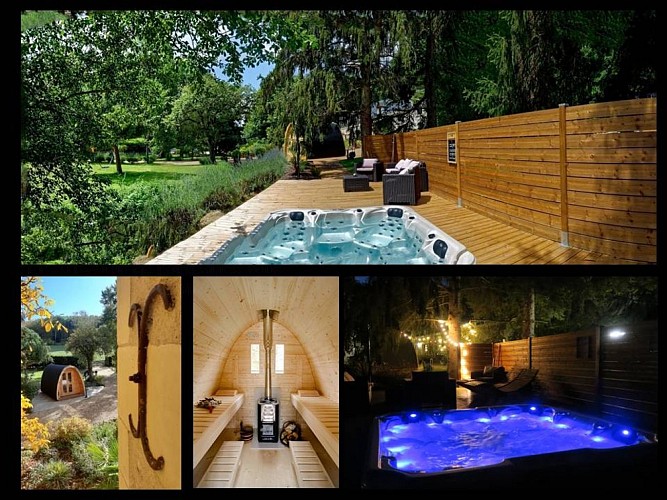 gîte piscine et spa