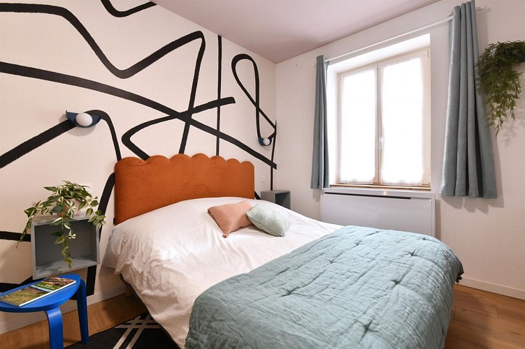 Lit Queen size de 160 cm de large