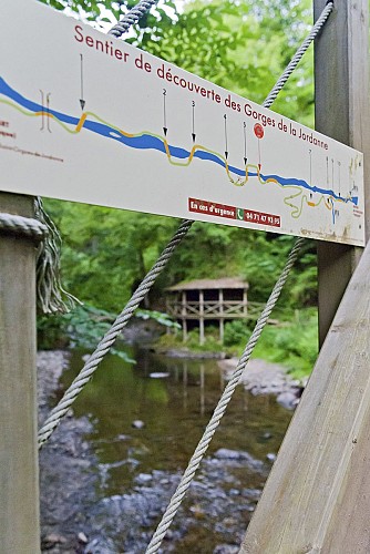 Discovery trail of the Gorges de la Jordanne