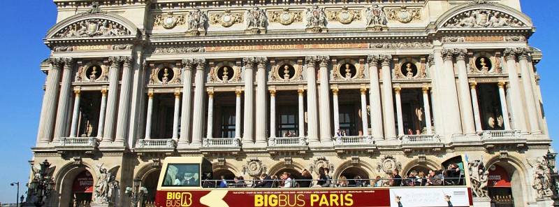 Pass 1 oder 2 Tage um Paris per Hop On, Hop Off Bus zu erkunden (unbegrenzte Fahrten)