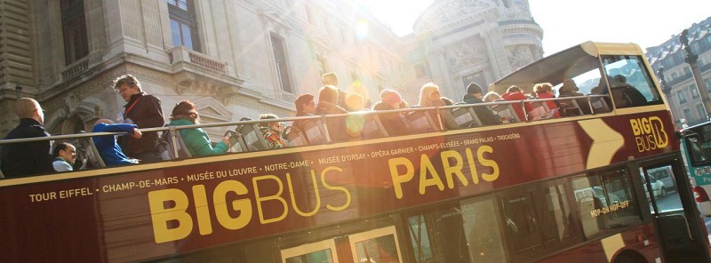Pass 1 jour ou 2 jours pour se déplacer dans Paris en bus à impérial (billets open)