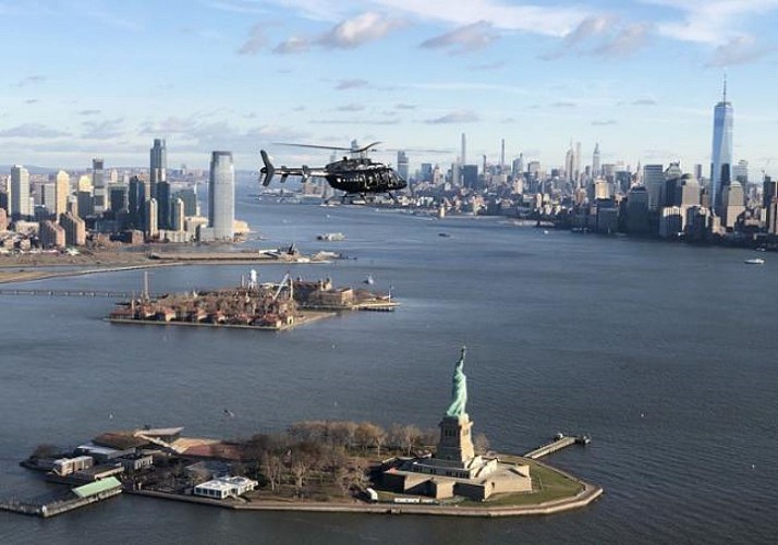 Flug über New York mit dem Helikopter