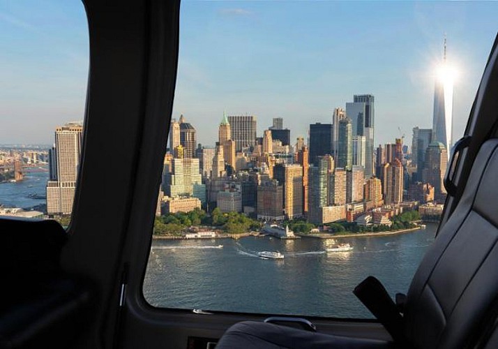 Flug über New York mit dem Helikopter