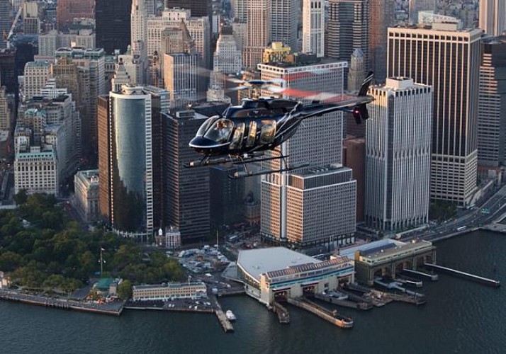 Helicopter Flight over New York