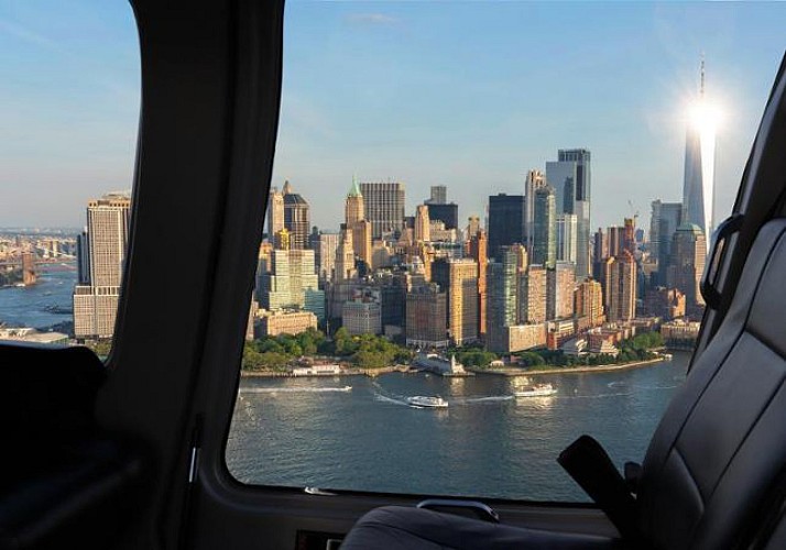 Helicopter Flight over New York