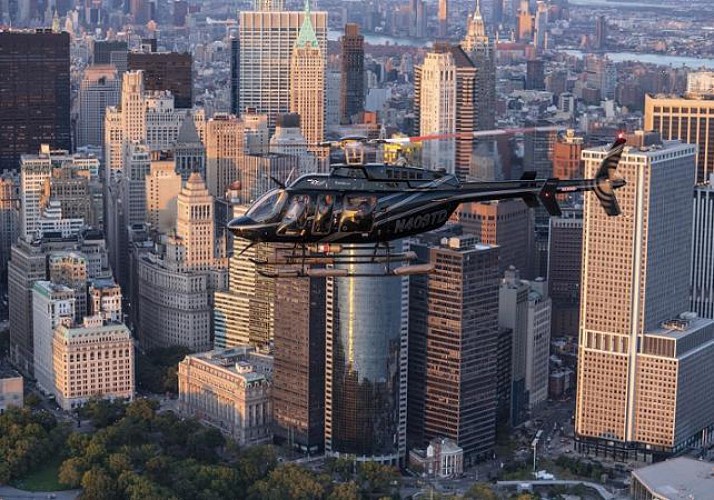 Helicopter Flight over New York
