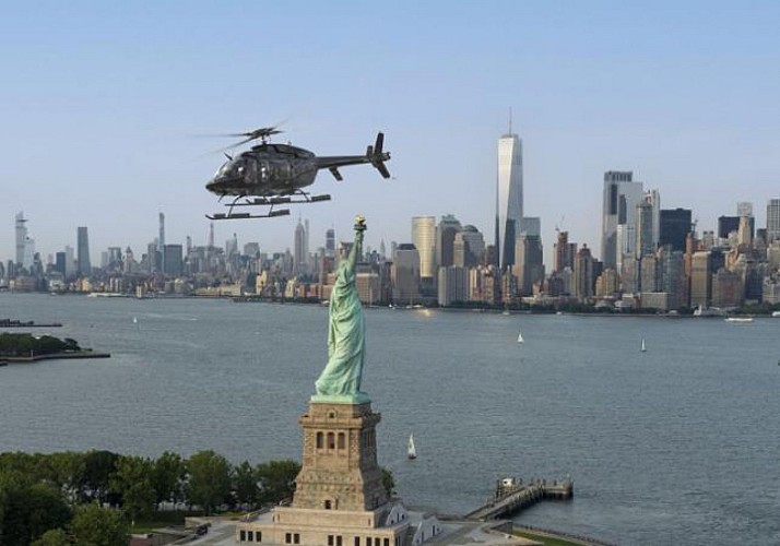 Helicopter Flight over New York