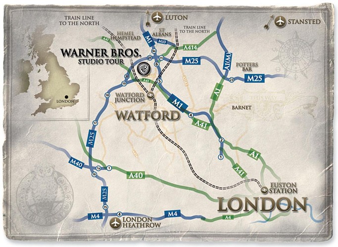 Estudios Harry Potter en Londres - Transporte incluido