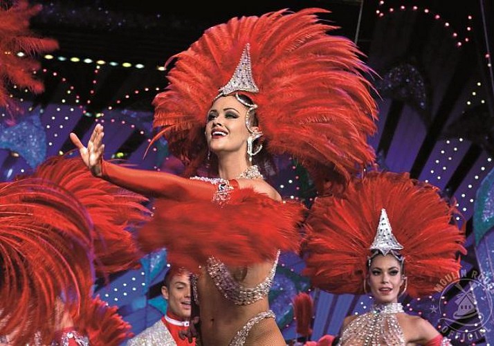 Spectacle Moulin Rouge - Revue 21h - Avec Champagne