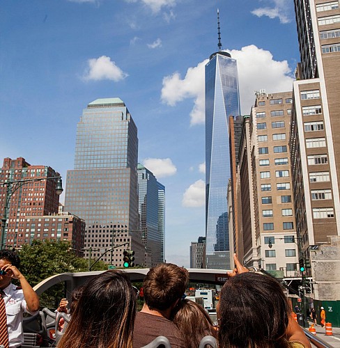 Tour de Nueva York en autobús con paradas múltiples - Pase de 1, 2 o 3 días Uptown & Downtown Manhattan