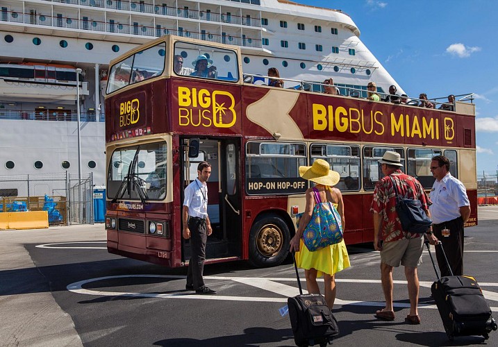 Miami Bus Tour - Multiple stops - 1 or 2-day Pass