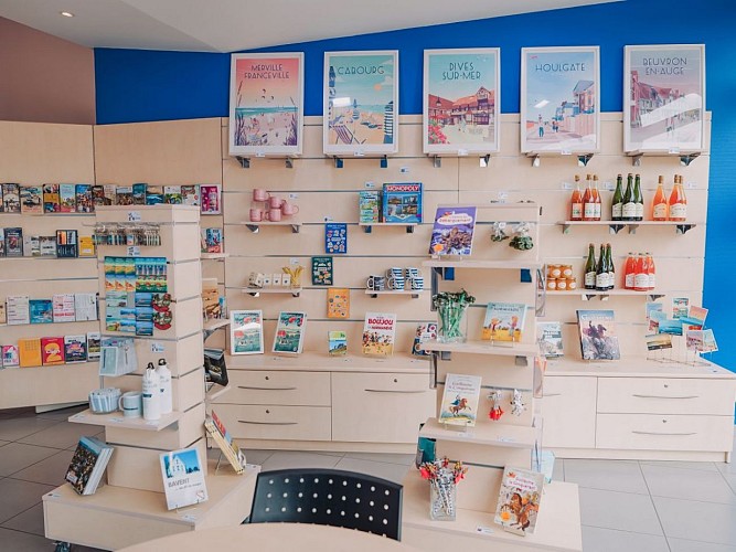 Bureau de Merville-Franceville - espace accueil et boutique