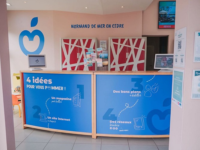 Bureau de Merville-Franceville - borne d'accueil