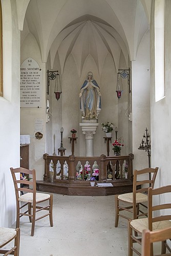 Intérieur de la chapelle 