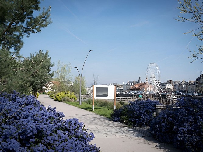 Presqu'île de la Touques, la rive verte