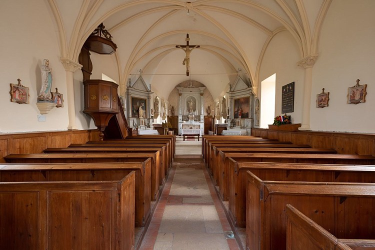 ÉGLISE SAINT RÉMI ET SAINT LUBIN - L'OUDON (ÉCOTS) Intérieur