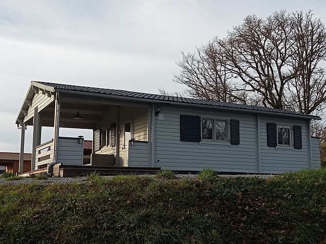 camping-la-perle-creuse-chalet Indiana-4personnes-vue extérieure