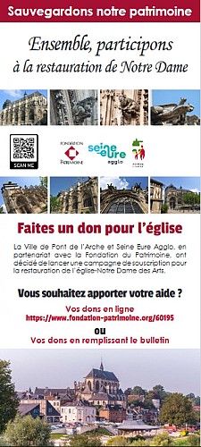 Sauvegarde de l'église de Pont de l'Arche