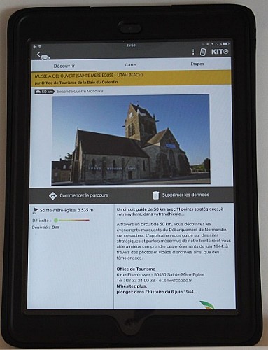 tablette Musée à Ciel Ouvert_OT Baie du Cotentin