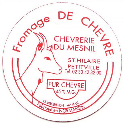 Saint-Hilaire-Petitville_Chèvrerie du Mesnil_étiquette