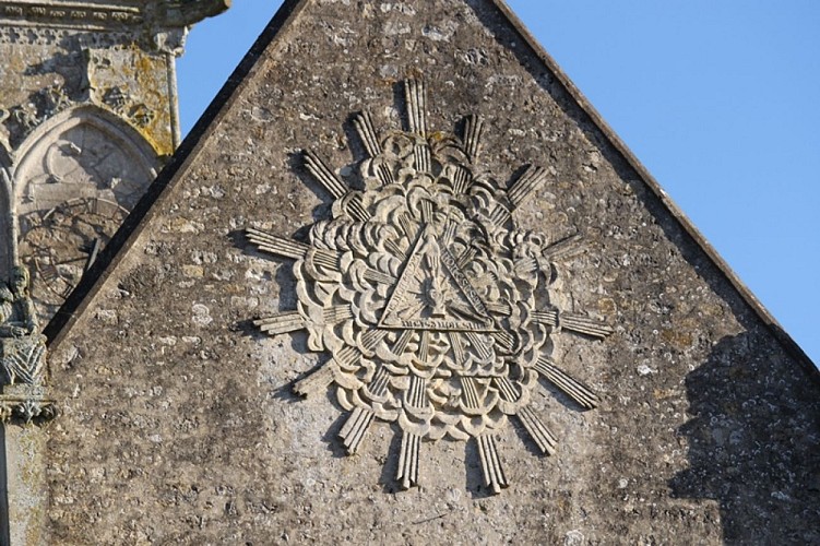 Détail église Ste Marie du Mont