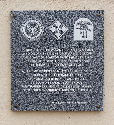 Plaque Exercie Tigre - SAINTE-MARIE-DU-MONT