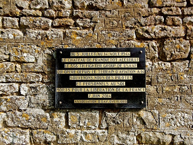 Plaque 358th Fighter Group_CRETTEVILLE_2017©OT Baie du Cotentin