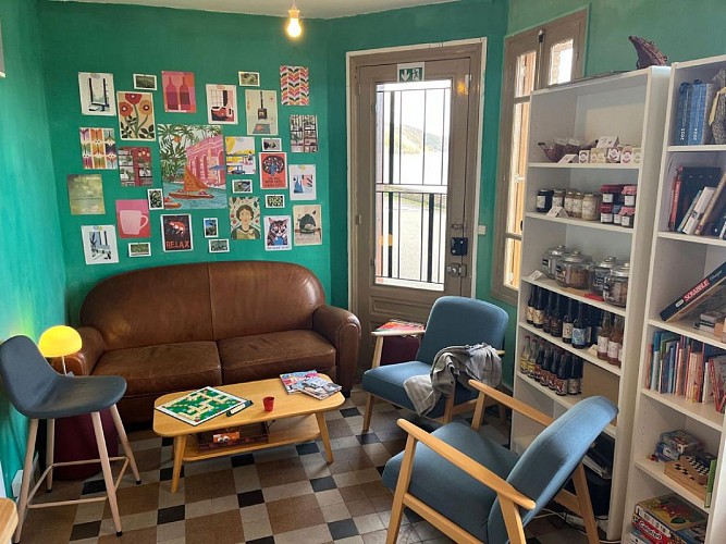 Intérieur salon Les Pilotes villequier