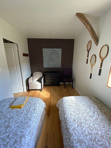 chambre 2 lits simples