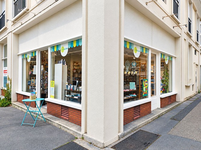 façade de l'atelier boutique
