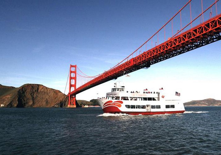 Croisière dans la baie de San Francisco – Passage sous le Golden Gate et autour d'Alcatraz (1h)