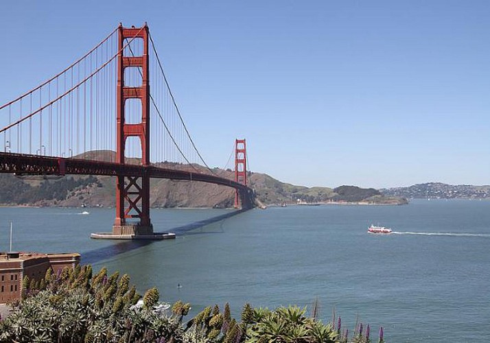 Croisière dans la baie de San Francisco – Passage sous le Golden Gate et autour d'Alcatraz (1h)