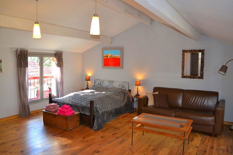 Chambre familiale de la Maison de la Vigne