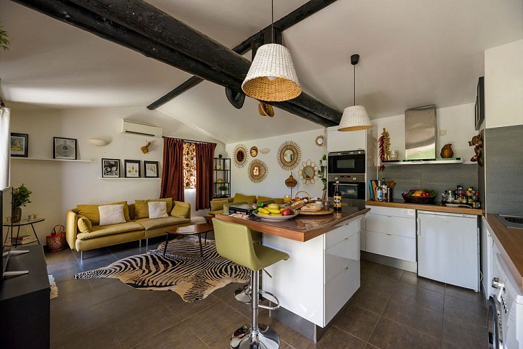 A Casetta-Cuisine et salon