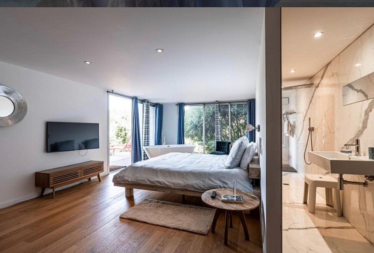 Chambre "Isolella", salle de bain et WC privatif