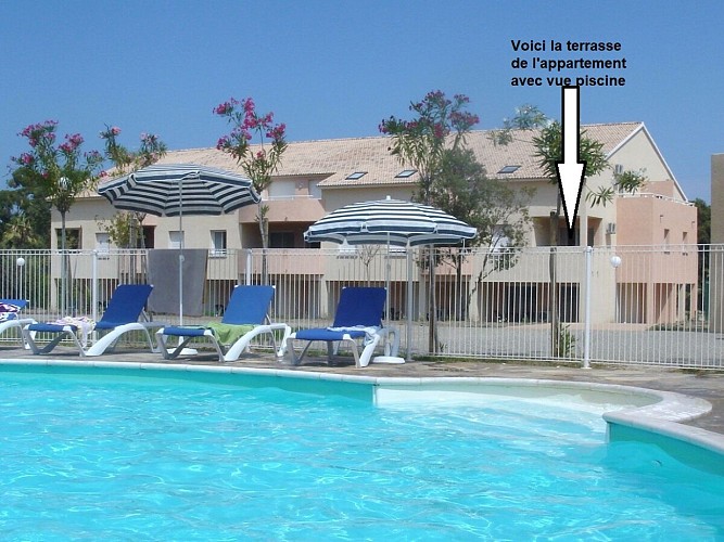 EXTERIEUR APPART ET PISCINE