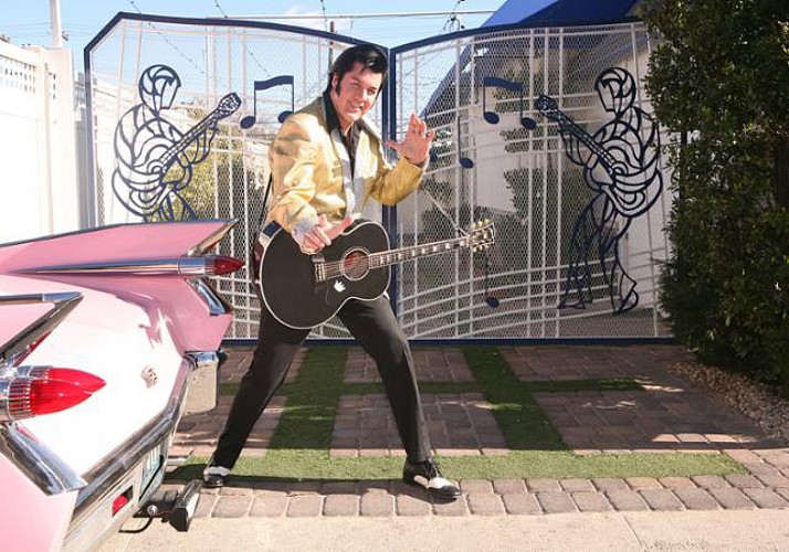 Boda en compañía de Elvis en la capilla de Graceland (boda oficial, no oficial, renovación)  - Las Vegas