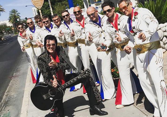 Boda en compañía de Elvis en la capilla de Graceland (boda oficial, no oficial, renovación)  - Las Vegas