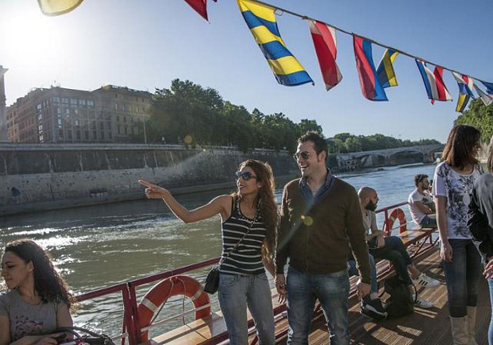 Bootsfahrt auf dem Tiber mit Aperitif