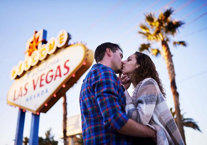 Hochzeitsspaß in Las Vegas in Begleitung von Elvis