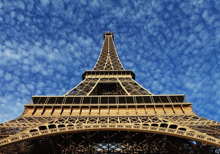 Mittagessen am Eiffelturm, Stadtrundfahrt durch Paris und Bootsfahrt auf der Seine - „ohne Anstehen"