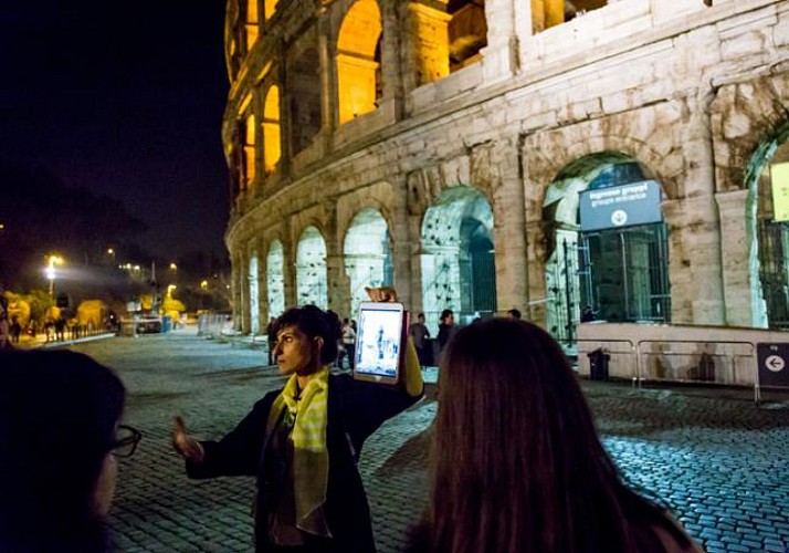 Visite guidée du Colisée en soirée – Billet coupe-file