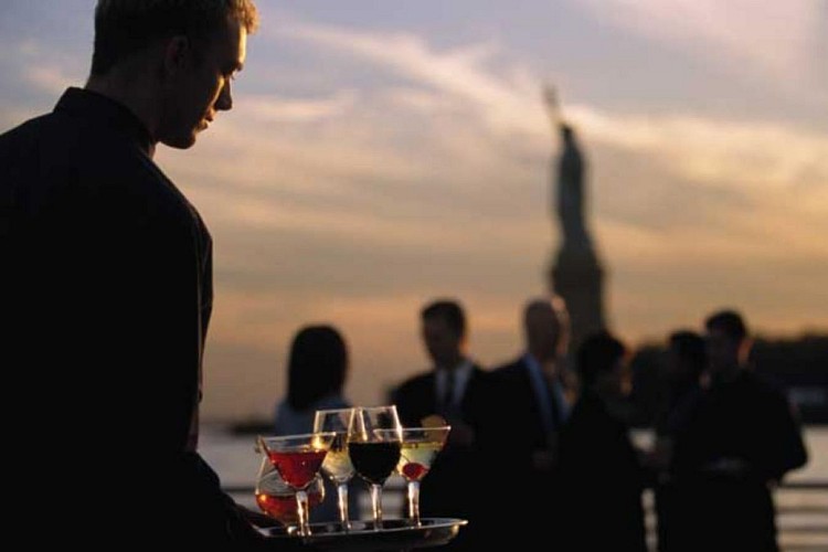 Serata romantica: cena crociera VIP a New York