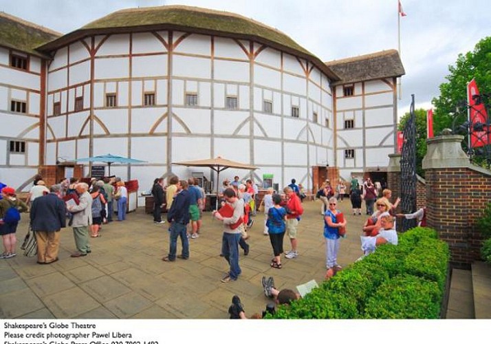 Guided tour of Shakespeare's Globe Theatre with optional Afternoon Tea – London