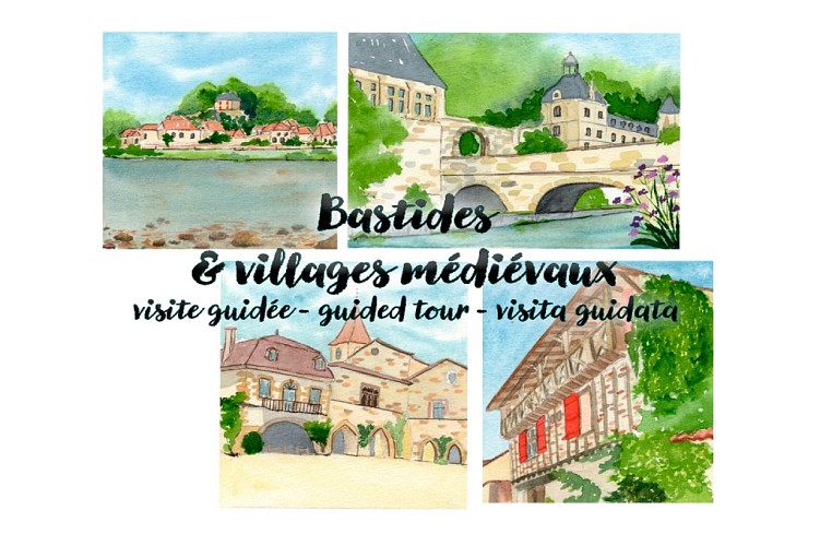 Les balades de Camille - Bastides cités médiévales - Dordogne Périgord