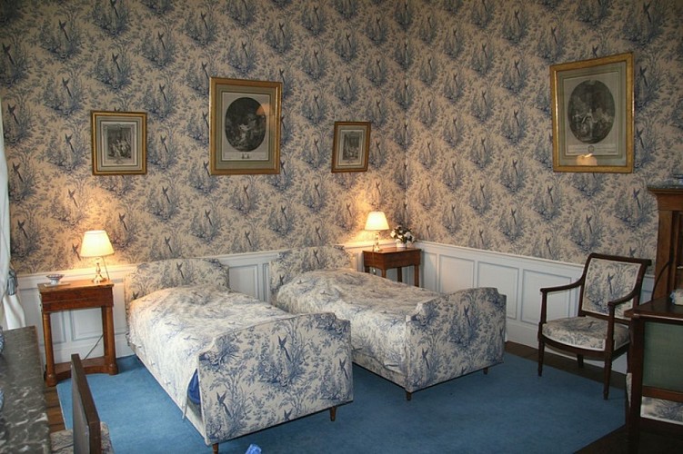 chambre bleue