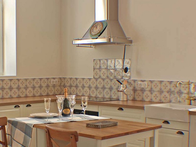 Cuisine - La Poulinière - Domaine des Cyclamens, à Verneuil-sur-Indre.