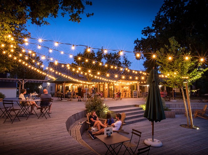 Huttopia terrasse