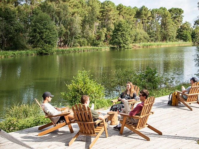 Huttopia terrasse