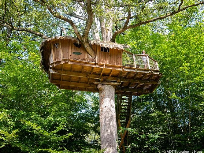 Camping Parc de Fierbois - Cabane dans les arbres